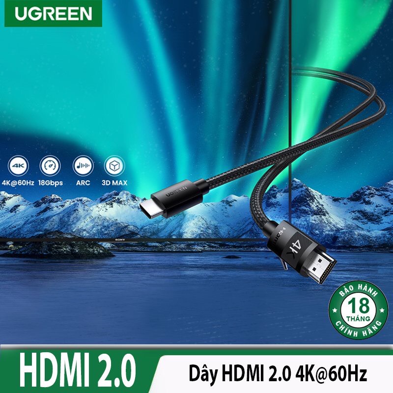 Hình Ảnh Sản Phẩm : Cáp HDMI 2.0, 4K cao cấp